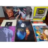 A collection of Rod Stewart, Kate Bush and other LP's Location: