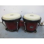 A pair of Meinl bongo drums Location:RAB