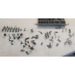 A quantity of Napoleonic War Game lead soldiers to include Infantry, Cannon and Cavalry, together