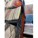 Five crates of LP records, mainly 1950s - 1970's artists. Location: G
