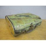 A Huntley and Palmer biscuit tin fashioned as a case decorated with lizards and insects Location: