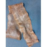 A vintage Indian python skin, 267cm long