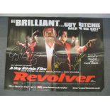 UK Quad film poster for Revolver signed by Guy Ritchie and Jason Statham