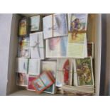 A selection of various cigarette cards Location: A3M