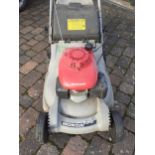 A petrol Honda HRB536c lawnmower Location: G