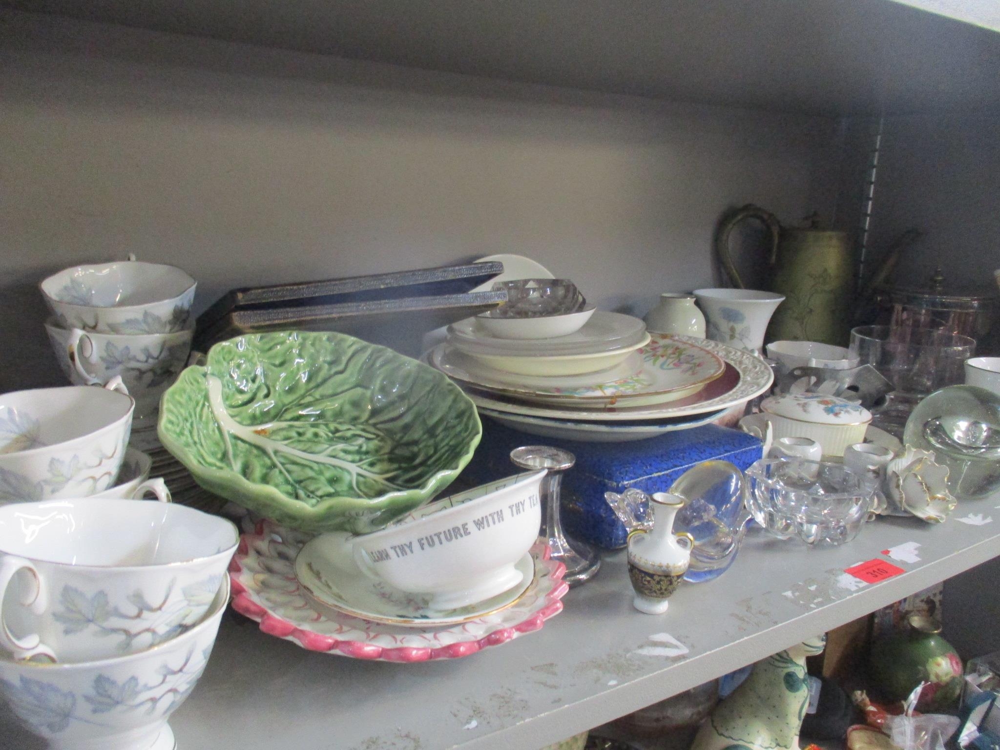 A mixed lot to include cased cutlery, Royal Albert silver Maple and other items Location: