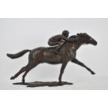 Sheree Valentine-Daines (1959) 'Ascot Racing' limited edition bronze 51/195, signed to the base,