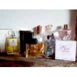Vintage perfume bottles sold for decoration purposes only- to include Chanel L'Egoiste Eau de