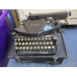 A vintage Blick Universal typewriter A/F with case, Location FSR