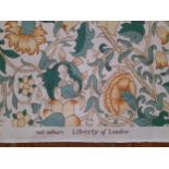 Liberty of London Design-A quantity of vintage 'Loddon' upholstery fabric adapted from the William