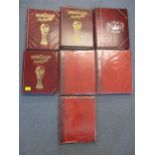 Seven albums of commemorative and world stamps to include three albums of The World Cup Masterfile