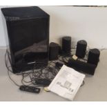 A HKT57 Home Theatre speaker system with owners manual Location:
