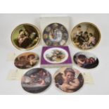 AA collection of decorative plates to include four small limited edition Royal Worcester plates from