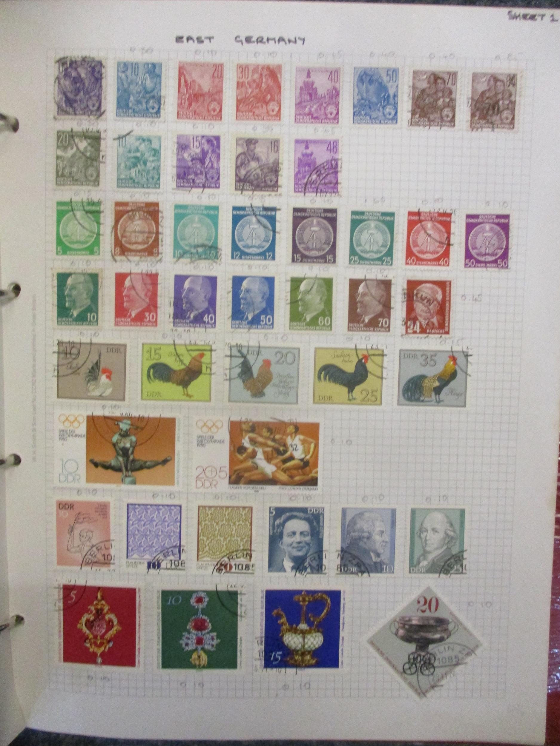 Seven albums of commemorative and world stamps to include three albums of The World Cup Masterfile - Image 6 of 9
