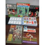 Football related ephemera to include Sun collectors cards, Charles Buchan's, The Boys Book of Soccer