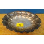 A sterling silver bowl 157g Location: Porters