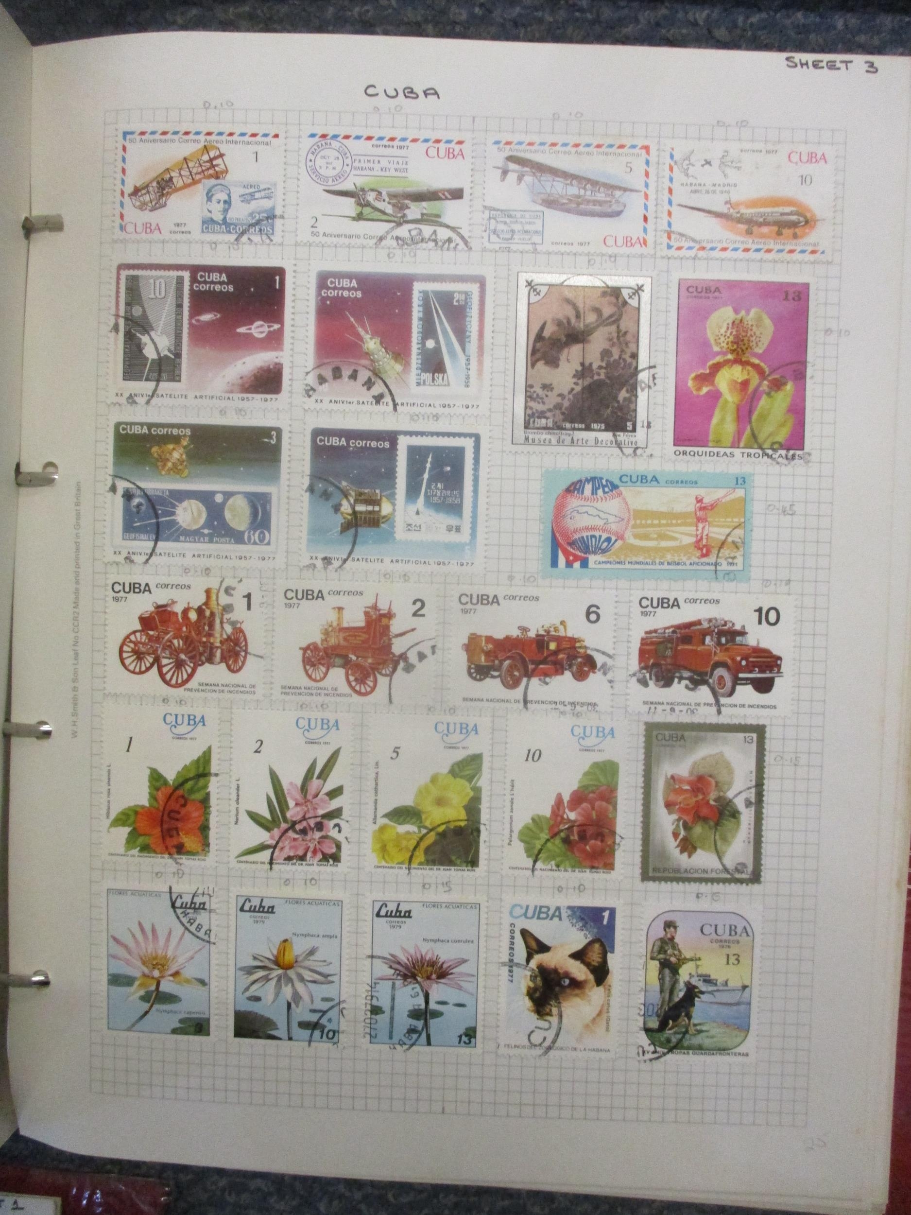 Seven albums of commemorative and world stamps to include three albums of The World Cup Masterfile - Image 7 of 9