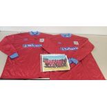 Shot of Glory, Robert Duvall, photo, two screen used football shirts, one signed (unknown) Location: