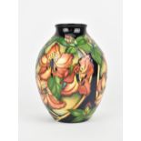A Moorcroft ceramic vase in the Amberslade pattern from the New Forest collection designed by Rachel