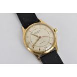 A gents gold plated Bravingtons Wetrista non-magnetic automatic wristwatch having a silvered dial