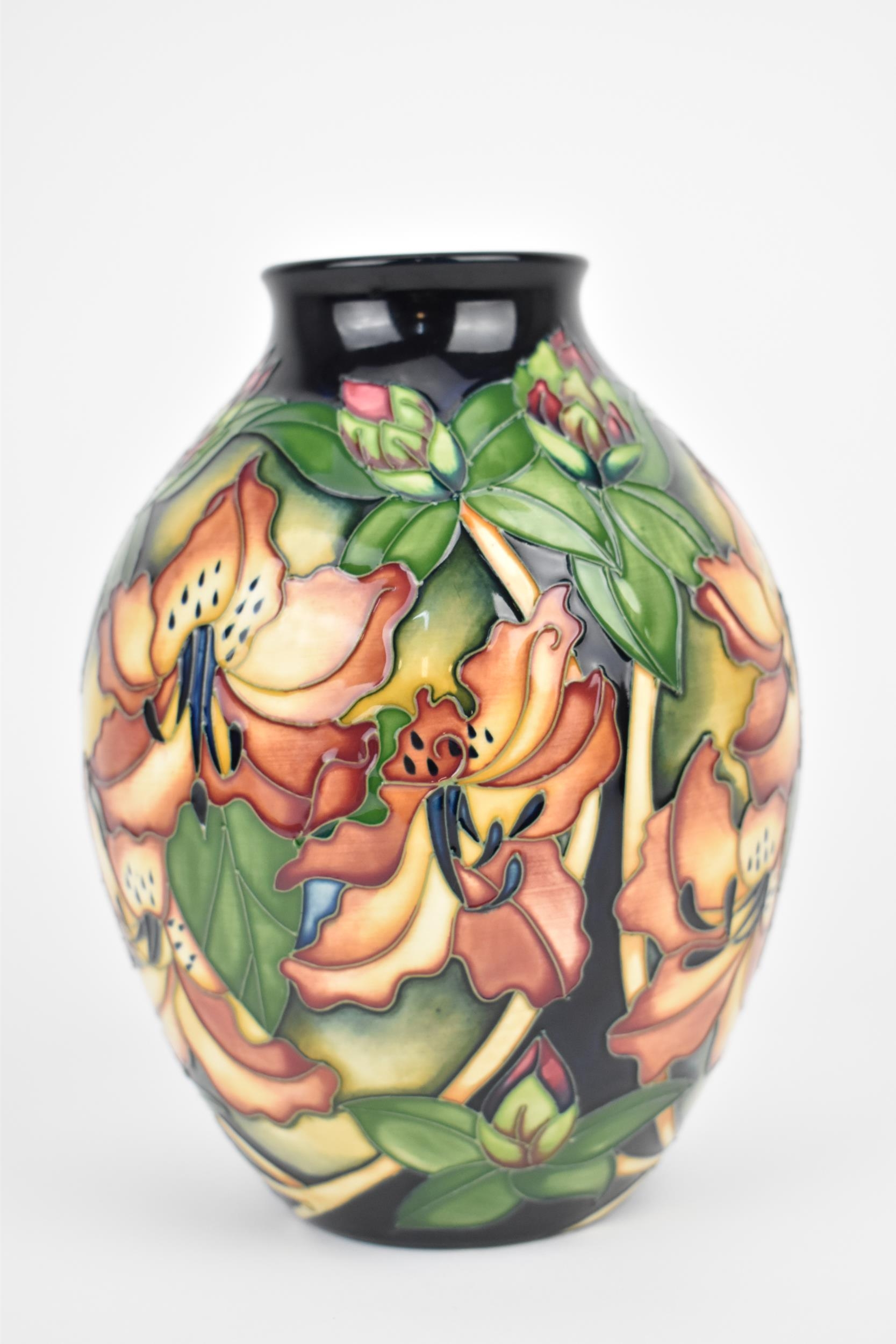 A Moorcroft ceramic vase in the Amberslade pattern from the New Forest collection designed by Rachel - Image 3 of 4