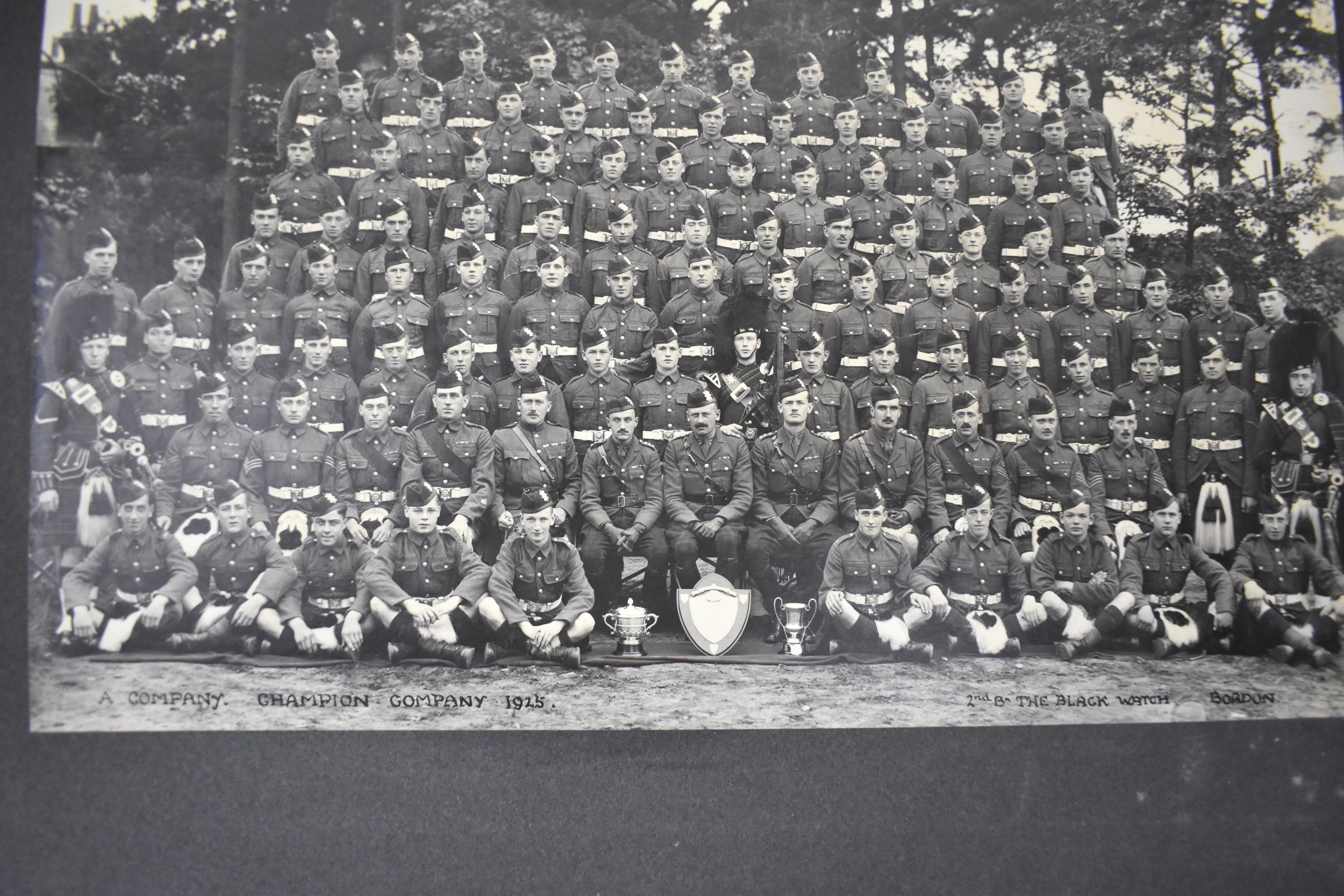 A photographic album of the British Army 1st Battalion regiment 'Black Watch' sent to India - Bild 10 aus 12