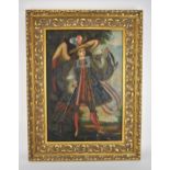 Cuzco School, 18th century full length portrait of an archangel with arquebuse 'angel arcabucero',