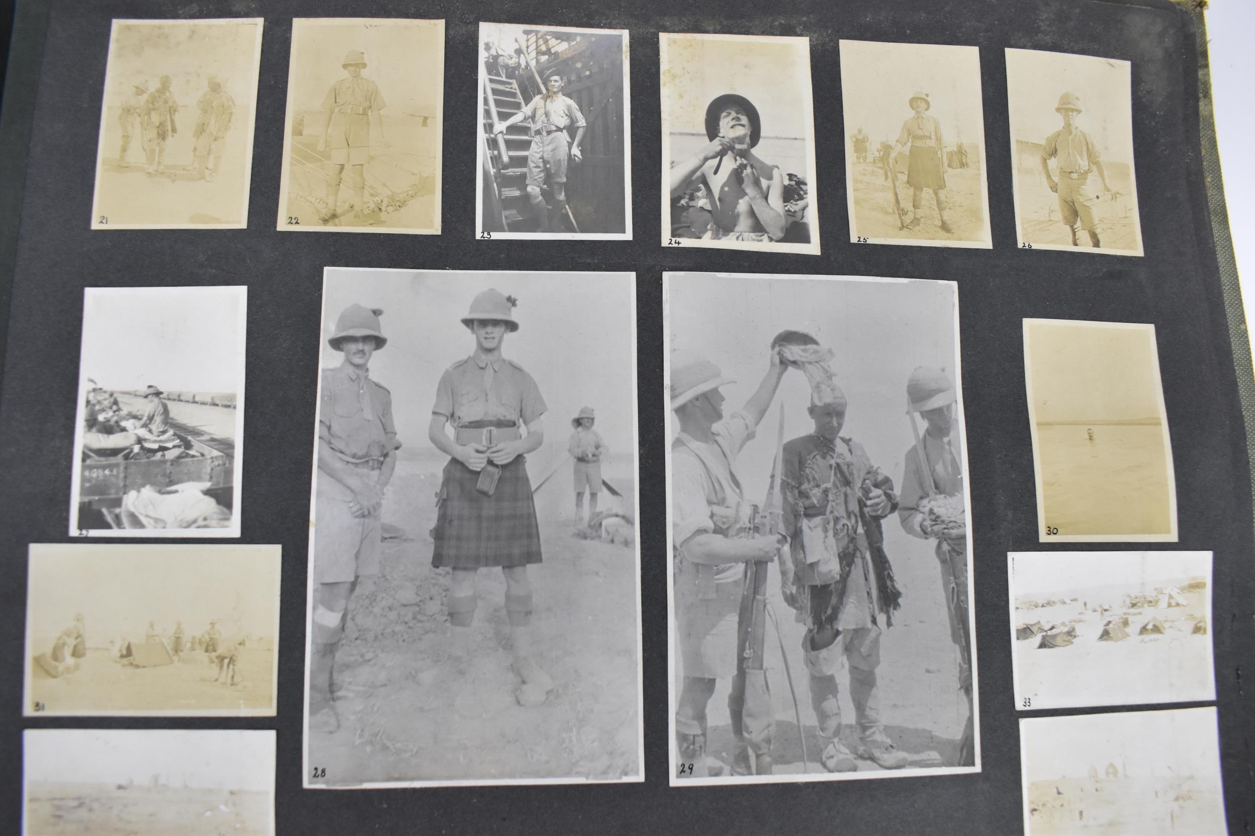 A photographic album of the British Army 1st Battalion regiment 'Black Watch' sent to India - Bild 12 aus 12