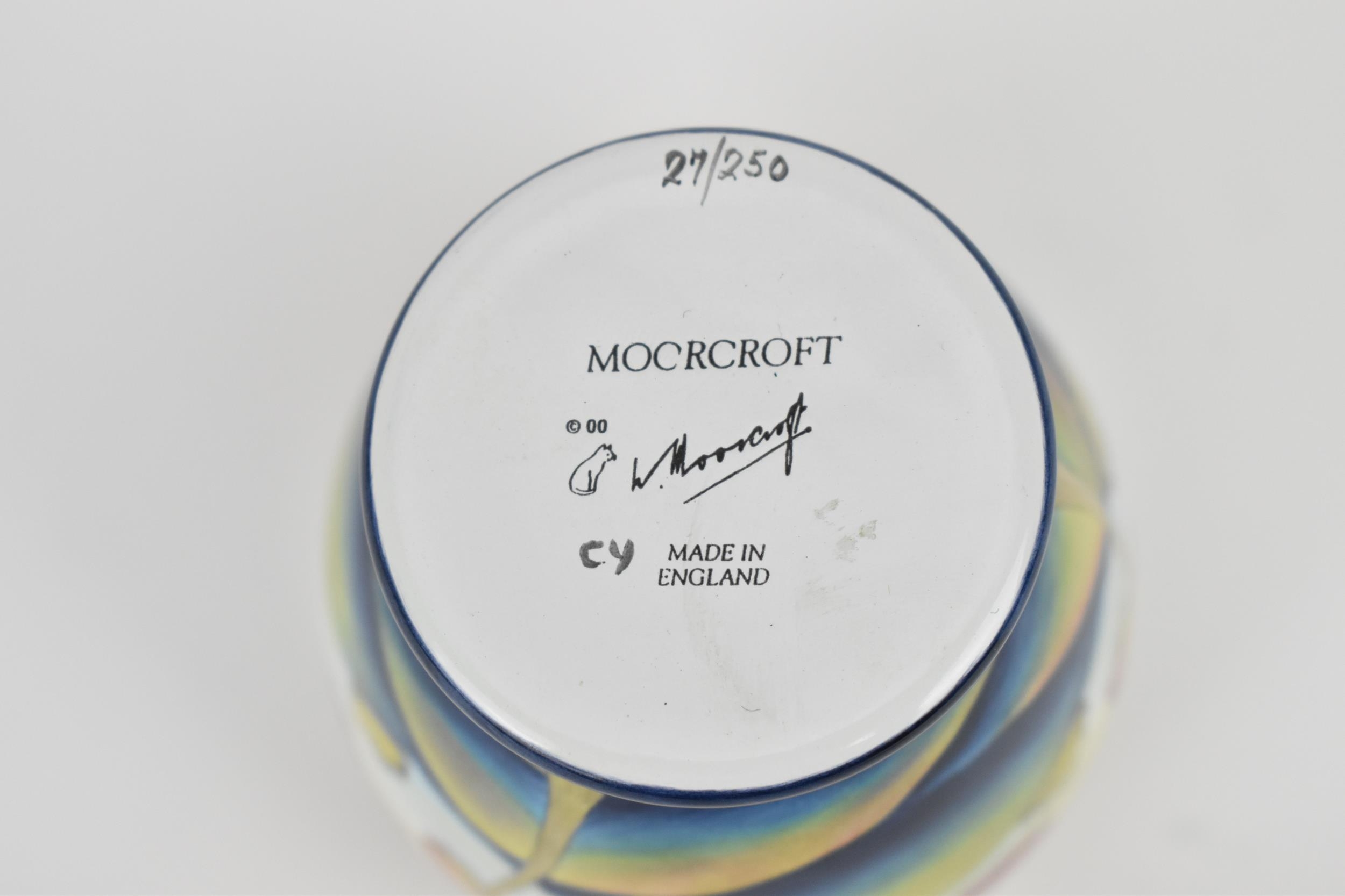 A limited edition Moorcroft Enamels Ltd miniature baluster vase in the 'Hazledene Sunset' by Carol - Image 2 of 5