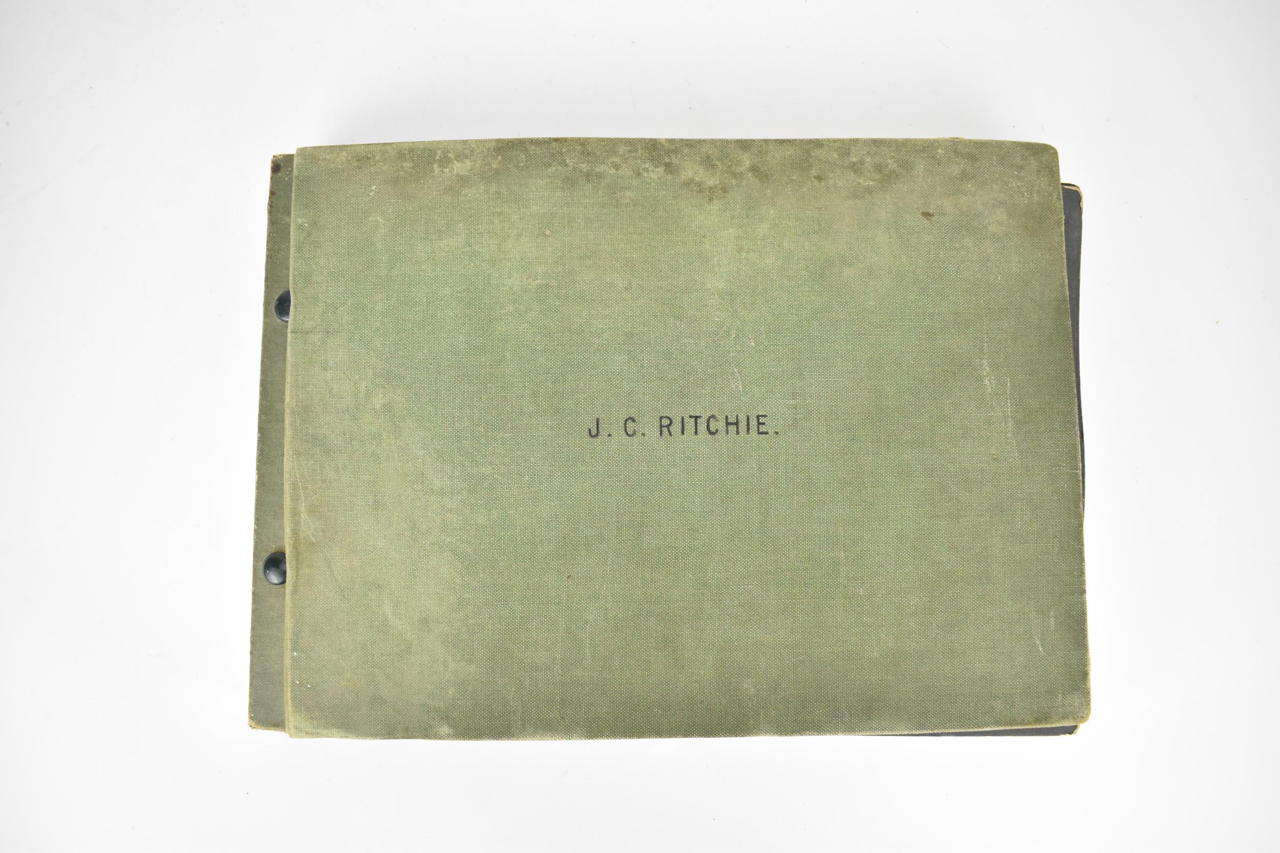 A photographic album of the British Army 1st Battalion regiment 'Black Watch' sent to India