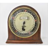 An early 20th century Day Dial Calendar clock in a mahogany case, the circular dial having a month