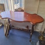 A Victorian occasional mahogany and walnut table A/F Location: RWF