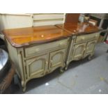 A pair of Drexel late 20th century French style bedside tables Location: