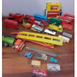 A collection of mixed die-cast collectors vehicles to include Massey Harris farm tractors and