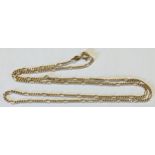 A 9ct gold necklace 5.5g Location: cab