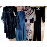 Yuki, London and Diane Fres- Two 1990's Yuki evening gowns, both as new with original tags, UK