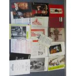 Film brochures and press campaign book to include Hammer Horror, Crime, Musicals , Comedy, War and