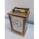 A Garrard & Co 5 window carriage clock, no key Location: 7:1