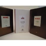 Three boxed bottles of Hine Cognac fine Champagne, 3 x 70cl