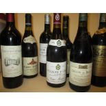 Ten mixed bottles to include Margaux Cantenac Brown 1970, Volnay Permiere Cru 1989, Corder au