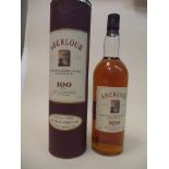 One bottle of Aberlour Pure single Highland malt scotch whisky, 100 proof, 1litre