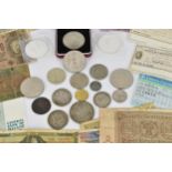 British and foreign coinage - a collection of coinage from around the world to include a Victorian