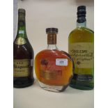 One bottle of Remy Martin Coeur de Cognac 70cl, one bottle of The Singleton Scotch Whisky, and one