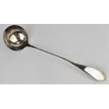 A George III Scottish silver ladle by Patrick Robertson, Edinburgh 1790, in the old English