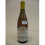 A single bottle of Chassagne-Montrachet Premier Cru, 1996, 75cl