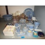 A selection of ceramics to include Wedgwood Jasper ware