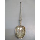 An early 20th century silver anointing spoon, hallmarked Birmingham 1901 Location: