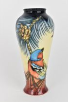 A Moorcroft pottery 'Inglewood' vase designed by Philip Gibson, with tubelined decoration of a