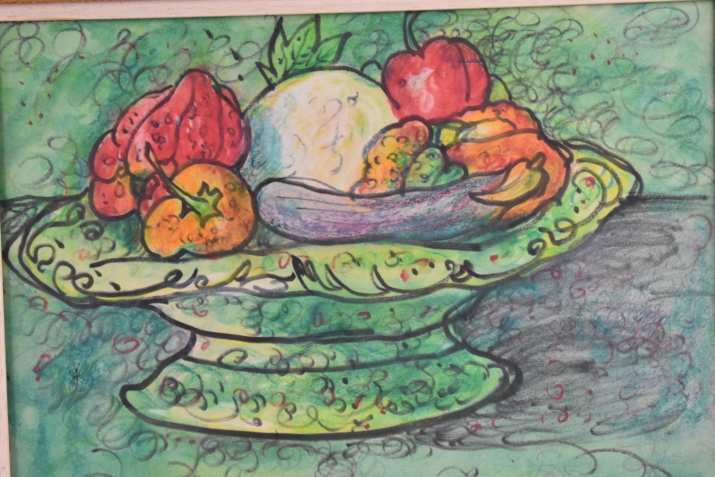 William de Belleroche (1913-1969) British, 'The Fruit Bowl', still life, signed and dated '1961' - Image 2 of 5