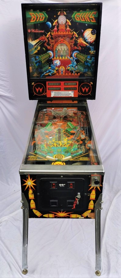 A 1980s retro pinball arcade machine